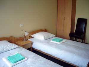 Standard twin with city view, private facilities, and breakfast